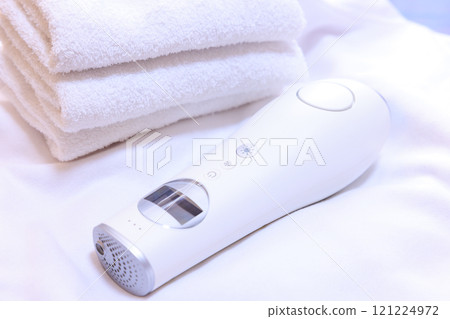 Towel and light hair removal device 121224972