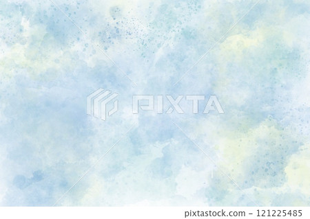 Light blue and yellow green watercolor texture gradient background Light blue and yellow green watercolor texture gradient background 121225485