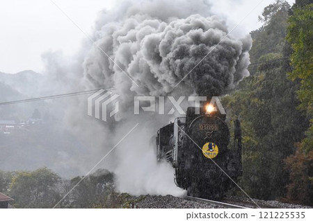 SL山口、JR山口線 從津和野出發 雨中奔跑 121225535