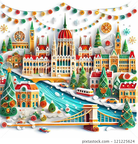 Budapest in Christmas  121225624