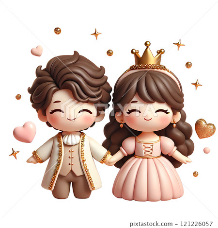Prince and princess doll 121226057
