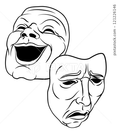 Theater Or Theatre Drama Comedy And Tragedy Masks Theater Or Theatre Drama Comedy And Tragedy Masks 121226146