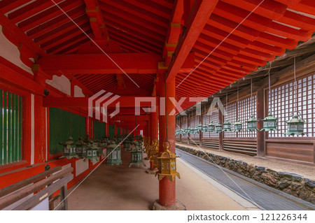 Kasuga Taisha Shrine - A UNESCO World Heritage Site, with a spectacular view of over 2,000 stone lanterns and 1,000 hanging lanterns Kasuga Taisha Shrine - A UNESCO World Heritage Site, with a spectacular view of over 2,000 stone lanterns and 1,000 hanging lanterns 121226344