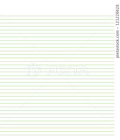 Grid paper. Abstract striped background with color horizontal lines. Geometric pattern for school, wallpaper, textures, notebook. Lined paper blank isolated on transparent background 121226628