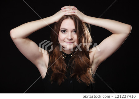 people concept - teenage girl portrait people concept - teenage girl portrait 121227410