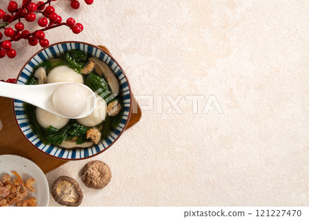 湯圓 冬至 鹹湯圓 元宵節 元宵 Tangyuan yuanxiao タンユエン 団子 121227470