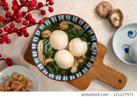 湯圓 冬至 鹹湯圓 元宵節 元宵 Tangyuan yuanxiao タンユエン 団子 121227471