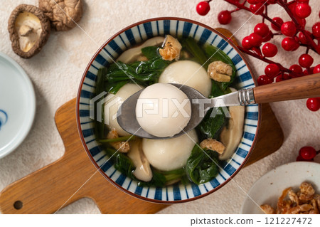 Tangyuan Winter Solstice Salty Tangyuan Lantern Festival Lantern Festival Tangyuan yuanxiao タンユエン 団子 121227472