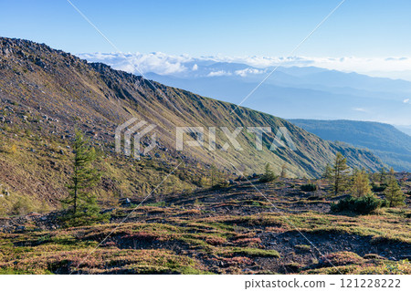 草津白根山南麓丘陵的秋景 121228222