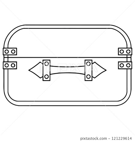 suitcase, vector, bag 121229614