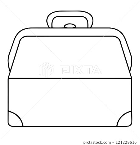 suitcase, vector, bag 121229616