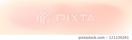 Beige gradient background with smooth cream colors. Champagne soft gradation banner. Flat vector illustration isolated 121230261