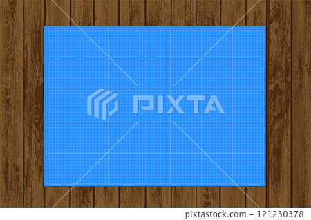 Cutting mat template, or blueprint paper Cutting mat template, or blueprint paper 121230378