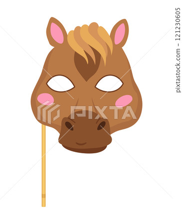 A Cute Cartoon Horse Mask Designed Specifically for Kids Parties and Special Events A Cute Cartoon Horse Mask Designed Specifically for Kids Parties and Special Events 121230605