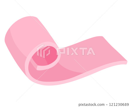 Bubble gum splash. Cartoon chewy sweet candy. Stains and sticky stretchy form. Children bubblegum. Vector illustration 121230689