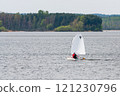 Yachting. Training of athletes on open water. 121230796