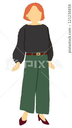 在辦公室工作的婦女 121230856