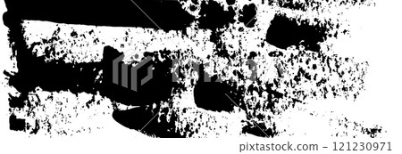 Gritty grain texture. Random speckles or specks noise paper. Retro grunge granular vector illustration 121230971