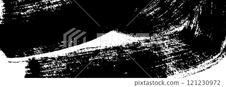 Gritty sand noise overlay, vintage grunge pattern on grainy background. Vector graphic with grunge texture, distressed black and white elements. Distressed patterns, halftone dots and speckle effects. 121230972