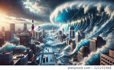 A major disaster in the city A major disaster in the city 121231988