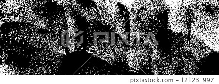 Vintage rough background with distressed texture and paint strokes. Abstract geometric pattern with black overlay. Flat vector illustration isolated Vintage rough background with distressed texture and paint strokes. Abstract geometric pattern with black overlay. Flat vector illustration isolated 121231997