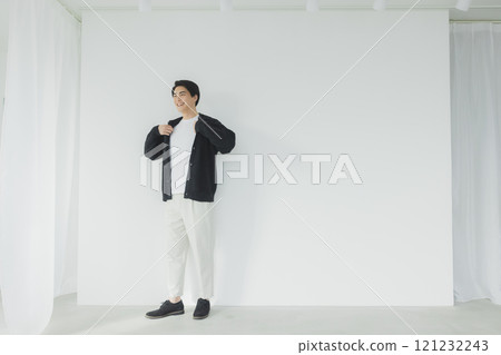 Young man at the window side Young man at the window side 121232243