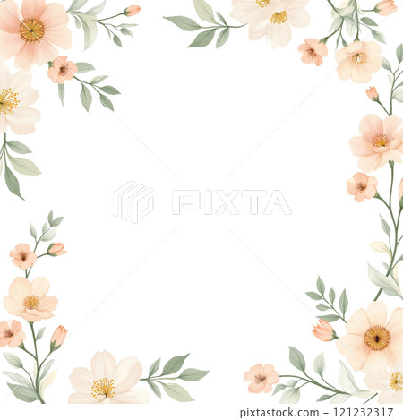 自然的設計與優雅的花卉圖案 121232317