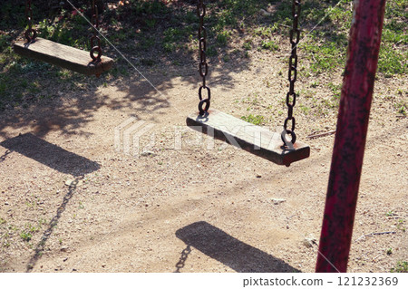 Nostalgic park swing Nostalgic park swing 121232369