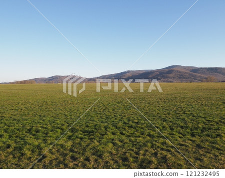 Mountains range at Bielsko-Biala city in Poland 121232495