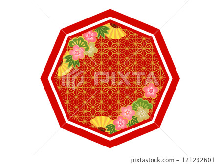 Japanese pattern background 121232601
