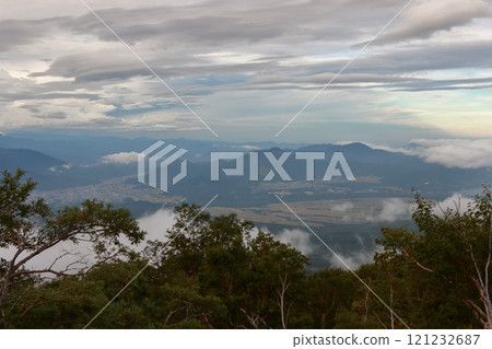 從富士山五合目眺望的景色 從富士山五合目眺望的景色 121232687