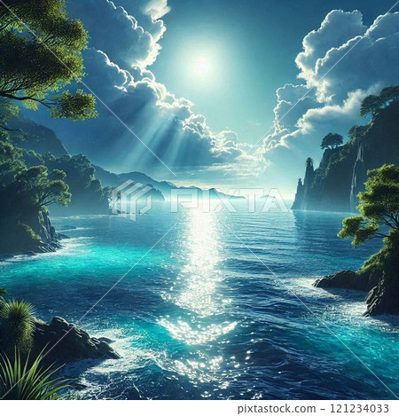 Light to be inserted from the cloud gap 121234033