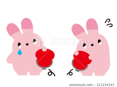 Rabbit with an empty wallet_no expression 121234143