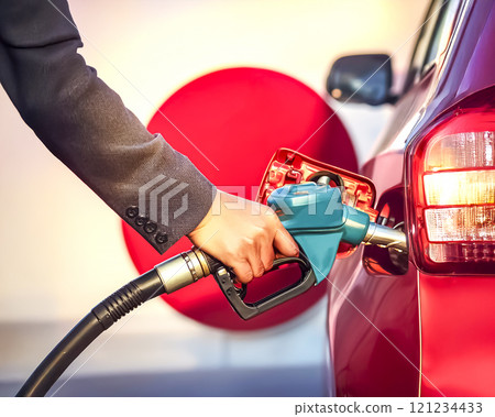 汽車加油圖片素材 121234433
