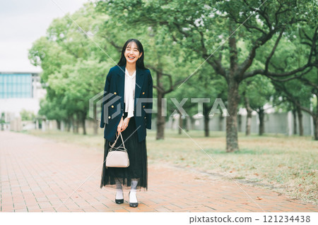 woman going out 121234438