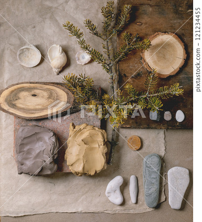 Beige pottery mood board Beige pottery mood board 121234455