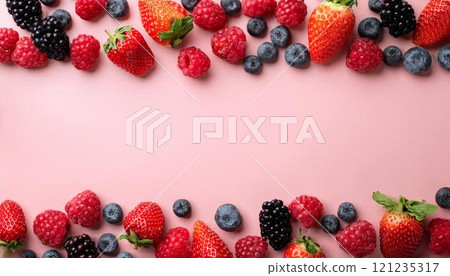 Mixed berry cute top and bottom frame 2 121235317