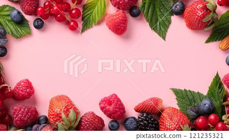 可愛的混合漿果頂部和底部框架 6 可愛的混合漿果頂部和底部框架 6 121235321