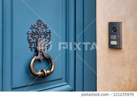 Contrast on a French classic mansion Contrast on a French classic mansion 121235970