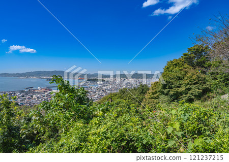 View from Lover's Hill in Gamagori City (Aichi Prefecture) 121237215