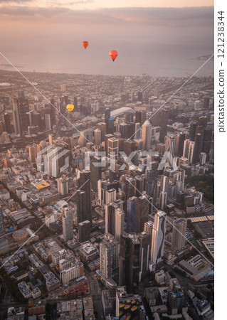 從氣球上看墨爾本 從氣球上看墨爾本 121238344