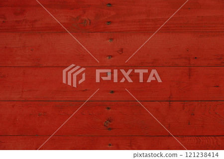 Red painted wooden planks background Red painted wooden planks background 121238414