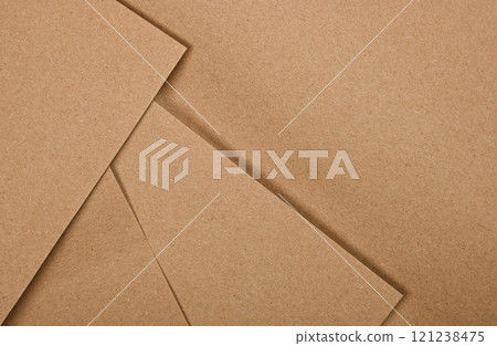 Several sheets of brown paper 121238475