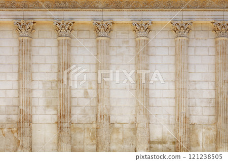 Background of antique Roman temple wall Background of antique Roman temple wall 121238505