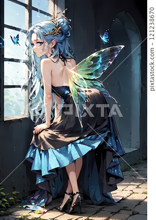 Dressed up fairy 121238670