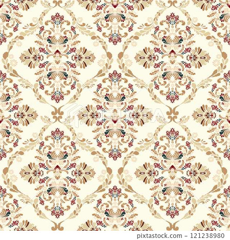 Motifs African boho paisley Floral Ikat pattern embroidery damask. Ethnic ikat floral Ethnic Indian Pattern Ikat pattern Ethnic Pattern.Damask indian floral Aztec embroidery border seamless patterns. 121238980