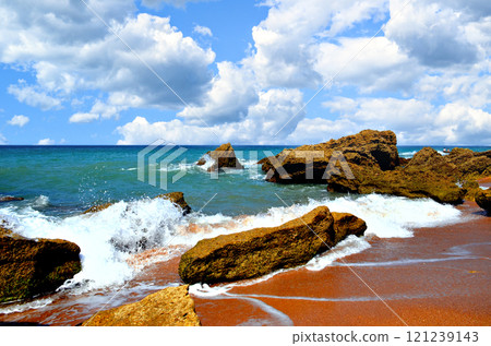 Beaches of Roche, Conil de la Frontera-Cadiz, Spain 121239143