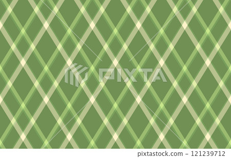 Argyle pattern of geometric rhombus. Harlequin check wallpaper design. Classic diamond shaped textile material for web background, print fabric clothing, sweater, wrapping paper, gift card, invitation 121239712