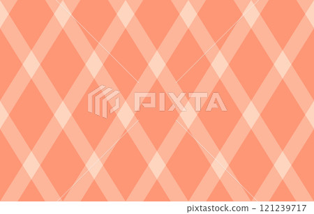 Argyle pattern of geometric rhombus. Harlequin check wallpaper design. Classic diamond shaped textile material for web background, print fabric clothing, sweater, wrapping paper, gift card, invitation 121239717