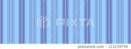 Nice vertical seamless vector, rough texture textile stripe. Graphic pattern background fabric lines in cyan and blue colors. Nice vertical seamless vector, rough texture textile stripe. Graphic pattern background fabric lines in cyan and blue colors. 121239740